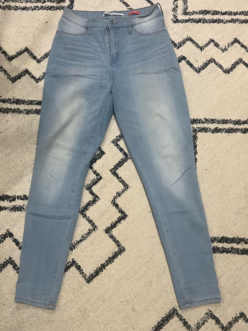 Celebrity Pink Light Wash Skinny Jeans